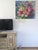 Textile Ivanna Hamuliak Floral Still Peony Original Oil Painting on Canvas Still Life For Sale - Image 7 of 7
