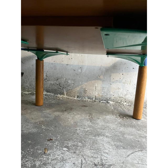 Square Convertible Table by Francesco Binfaré for Cassina, 1980s For Sale - Image 3 of 11