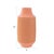 Ceramic Richland Embossed Peach Vase- Large For Sale - Image 7 of 10