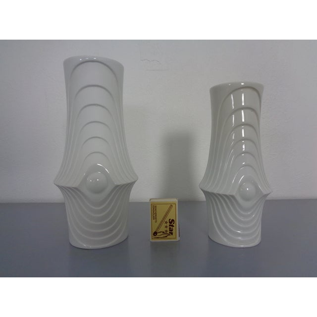 Space Age Op Art Vases from Royal KPM, 1960s, Set of 2 For Sale - Image 13 of 14