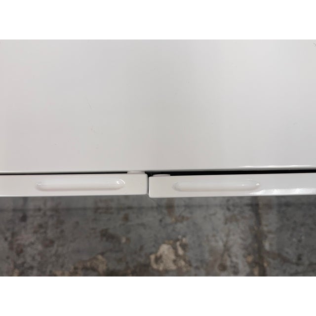 White Cb2 Fuel White Credenza For Sale - Image 8 of 12