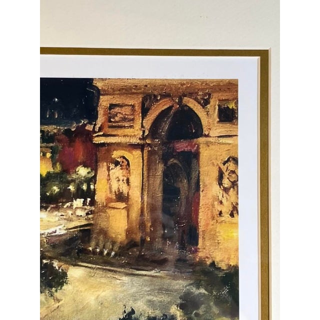 Impressionist “Michael Logan Paris Night Scene — Limited Edition Print With Documentation” For Sale - Image 3 of 9