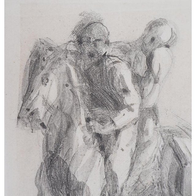 Auguste Rodin, Dante and Virgil on a chimerical horse, Engraving For Sale - Image 4 of 7
