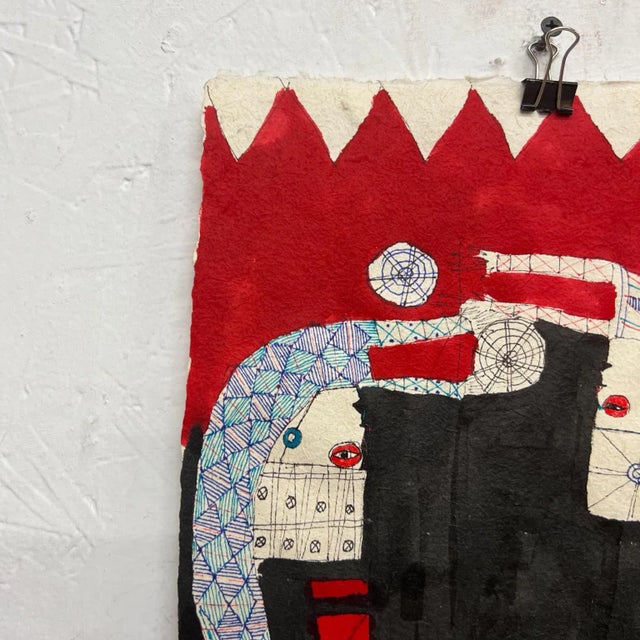 Black and red pen drawings clearance