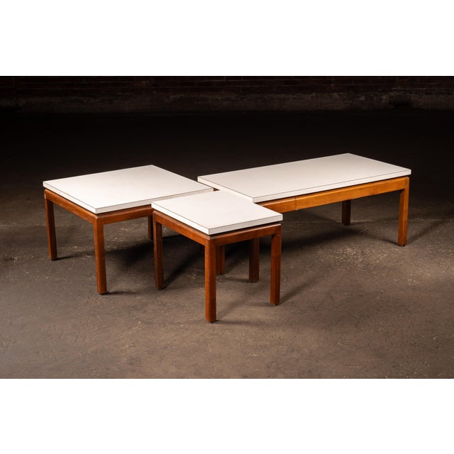 Mid-Century Modern MCM Teak Coffee and Occasional Table Set For Sale - Image 3 of 6