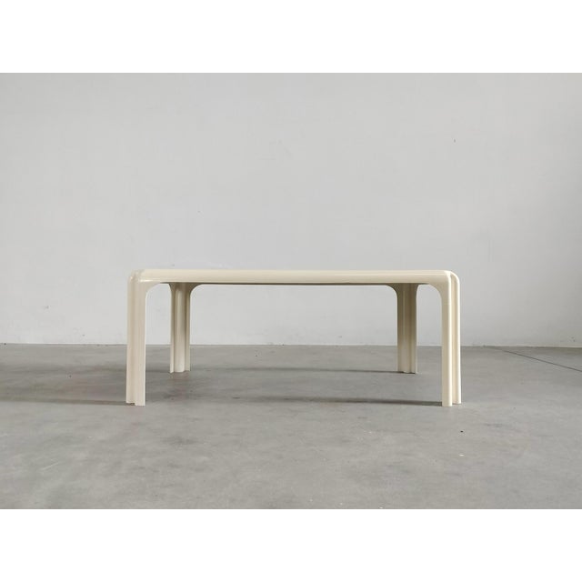 Arcadia 100 low coffee table with a rectangular shape (the squareshaped model 80 also exists) designed in 1969 by the...