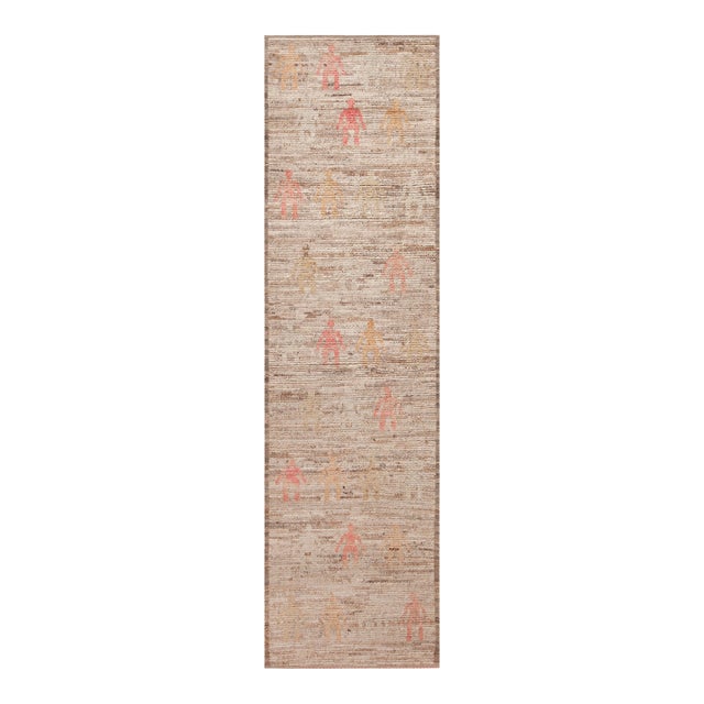 Nazmiyal Collection Tribal Ghotsy People Runner Rug For Sale