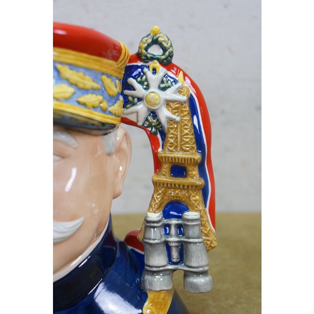 2000 - 2009 Royal Doulton Marshal Joffre Wwi Military Leader Toby Character Jug For Sale - Image 5 of 12