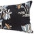 Modern Lily Floral Pillow Cover in Black, 12x22 Pillow For Sale - Image 3 of 4