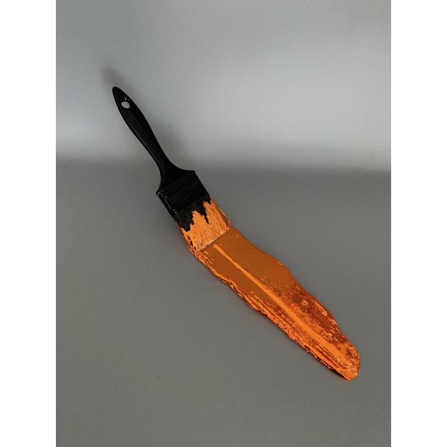 Santicri Orange Brush, 2025 resin sculpture Edition of 100 copies Can be hung or placed. Dimensions: 40 x 7 x 2cm This...