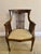 Outstanding quality antique Edwardian mahogany inlaid desk chair, having an outstanding quality mahogany inlaid shaped...