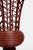 Decorative rattan vase 1970s. Height (cm): 87 Diameter (cm): 51