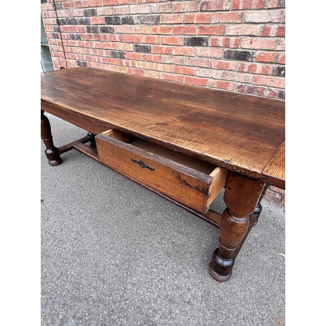 Brown 19th Century English Console Table For Sale - Image 8 of 17