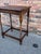 English Antique English Barley Twist Side Table For Sale - Image 3 of 11