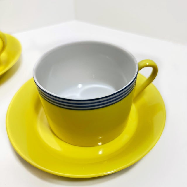 1970s Fitz and Floyd "Circa" Lunch Set- 12 Pieces For Sale - Image 11 of 12