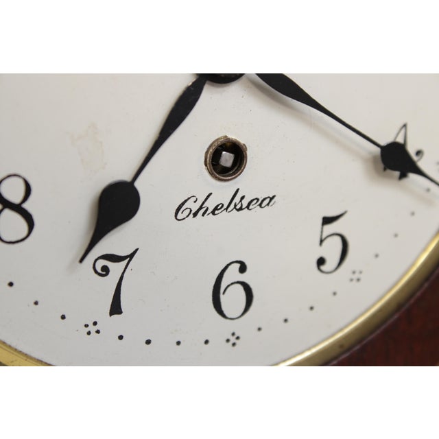 Je Caldwell Chelsea Mahogany Mantle Clock For Sale In Philadelphia - Image 6 of 16