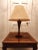 Vintage Restoration Hardware Teak Table Lamp For Sale - Image 9 of 12
