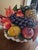 Red Majolica Fruits in Basket Porcelain Sculpture For Sale - Image 8 of 13