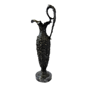 Renaissance Revival Bronze Ewer With Bacchanalian Relief