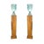 1970s Art Deco Style Wooden Column Floor Lamps, 1970s, Set of 2 For Sale - Image 5 of 5