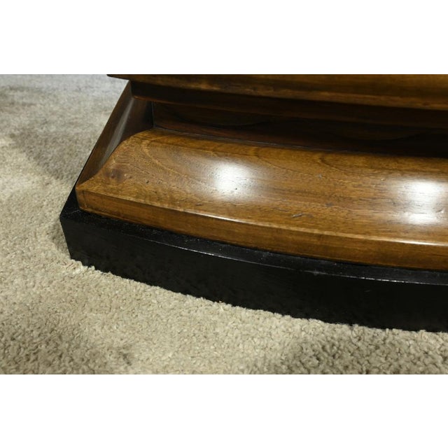 Vintage Art Deco Walnut Burl Bedside Table, 1930 For Sale - Image 16 of 18