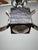 Art Deco Chrome and Opaline Glass Chandelier, Former Czechoslovakia, 1930s For Sale - Image 9 of 12