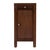 Nora 12 in. W Rectangular Wood 1 Door Narrow End Table with Pull-Out Tray, Walnut For Sale In Chicago - Image 6 of 11