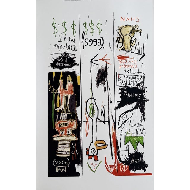 Paper Jean Michel Basquiat, Quality Meats for the Public, 1982, Print For Sale - Image 7 of 9