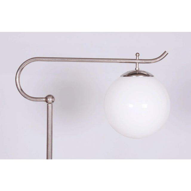 Czech Bauhaus Chrome Floor Lamp by Hynek Gottwald, 1930s For Sale - Image 6 of 12