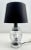 Vintage Ice Cube Table Lamp in Chrome and Crystal Glass from Peill & Putzler, 1953 For Sale - Image 9 of 13