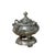 Chinese Silver Color Round Dragon Theme Incense Burner Display Art For Sale - Image 4 of 18