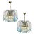 Vintage Lady Victoria Chandelier with Iridescent Murano Glass Drop, Set of 2 For Sale - Image 10 of 10
