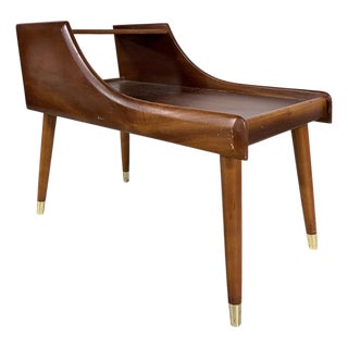 Mid-Century Teak Telephone Seat Table from Chippy Heath For Sale