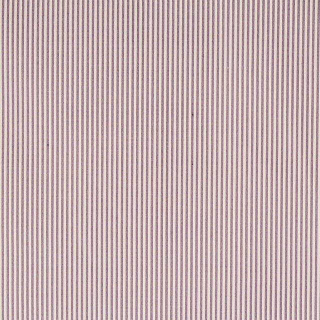 Schumacher Charee Silk Stripe Fabric in Aubergine For Sale