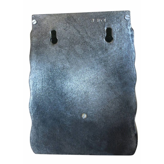 1970s Art Deco Style Female Face Mask Wall Sconce - a Pair For Sale In Los Angeles - Image 6 of 11