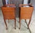 Brown Louis XV Style Bedside Tables, 1950s, Set of 2 For Sale - Image 8 of 18