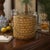 Mid-Century Modern Vintage Mid Century Modern Thespis Woven Ice Bucket With Glass Liner & Brass Lid. For Palm Beach Regency Hosting. Heavy Pc. - See Pics! For Sale - Image 3 of 11