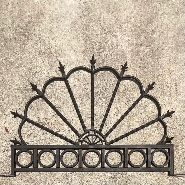 Mid 20th Century Vintage Boho Wrought Iron Arch For Sale - Image 5 of 6
