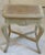 Wood Vintage French Louis XV Style Wooden Stool / Vanity Stool With Caned Seat For Sale - Image 7 of 17
