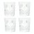 Waterford (Marquis) “Markham” 4 Crystal Double Old Fashioned Glasses For Sale