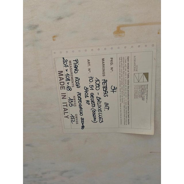 Vintage Italian Marble Dining Table, 1970s For Sale - Image 3 of 14