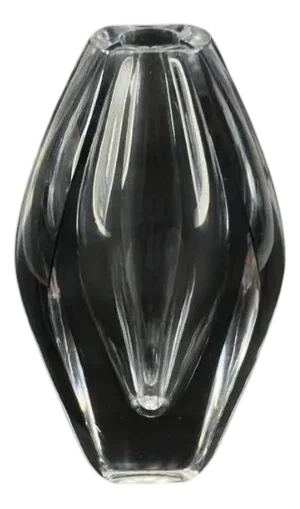 Mid-Century Glass Vase by Mona Morales Schildt for Kosta, Sweden, 1950s