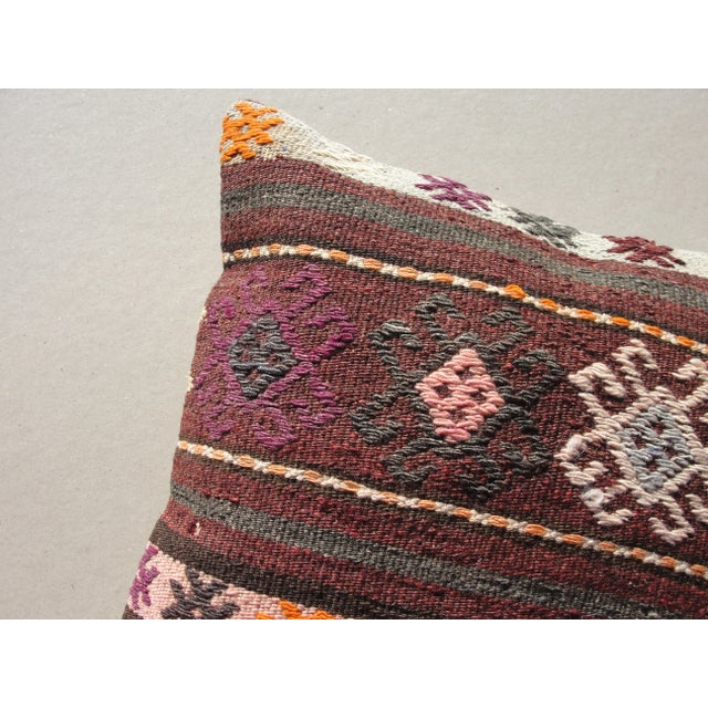 2020s Kilim Rug Pillow Cover For Sale - Image 5 of 8