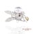 Early 21st Century 18k(750) Natural White Diamond With Kunzite Stone Bee Pin/Brooch/Pendant For Sale - Image 5 of 8