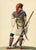 Paper Michela De Vito, Costume of Villabadessa, Albanian Colony, Province of Teramo in the Kingdom of Naples, 1800s, Watercolour For Sale - Image 7 of 7