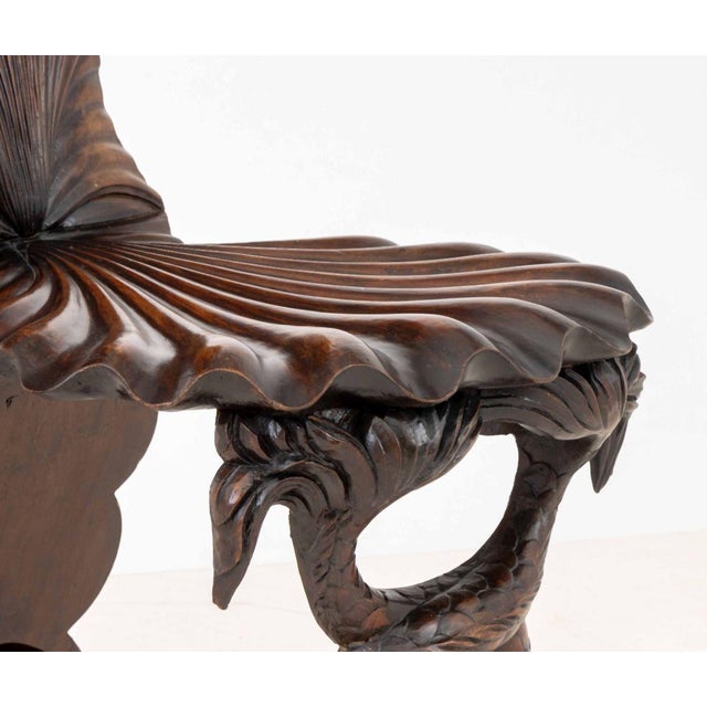 Italian Grotto Shell Carved Chairs, Pair For Sale In New York - Image 6 of 11