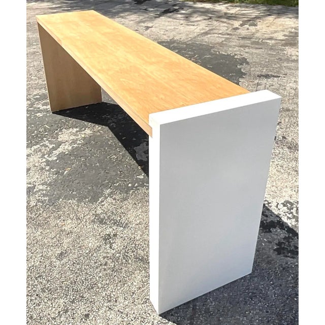 Vintage Boho Ej Victor “Lindie” Console Table For Sale - Image 11 of 12