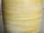 Metal Design-Technics Lemon & White Banded Ceramic Table Lamp, 1950's Unmarked For Sale - Image 7 of 8