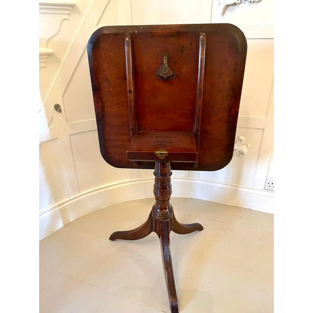 Antique Mahogany Regency Tripod Table For Sale - Image 11 of 12