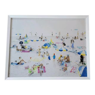 Massimo Vitali Photographer From a Portfolio of Landscapes With Figures Limited Edition Numbered Framed Coastal Beach For Sale